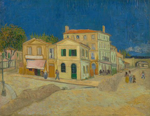 The Yellow House by Vincent van Gogh — complete composition