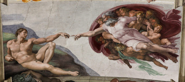 Michelangelo — The Creation of Adam Print