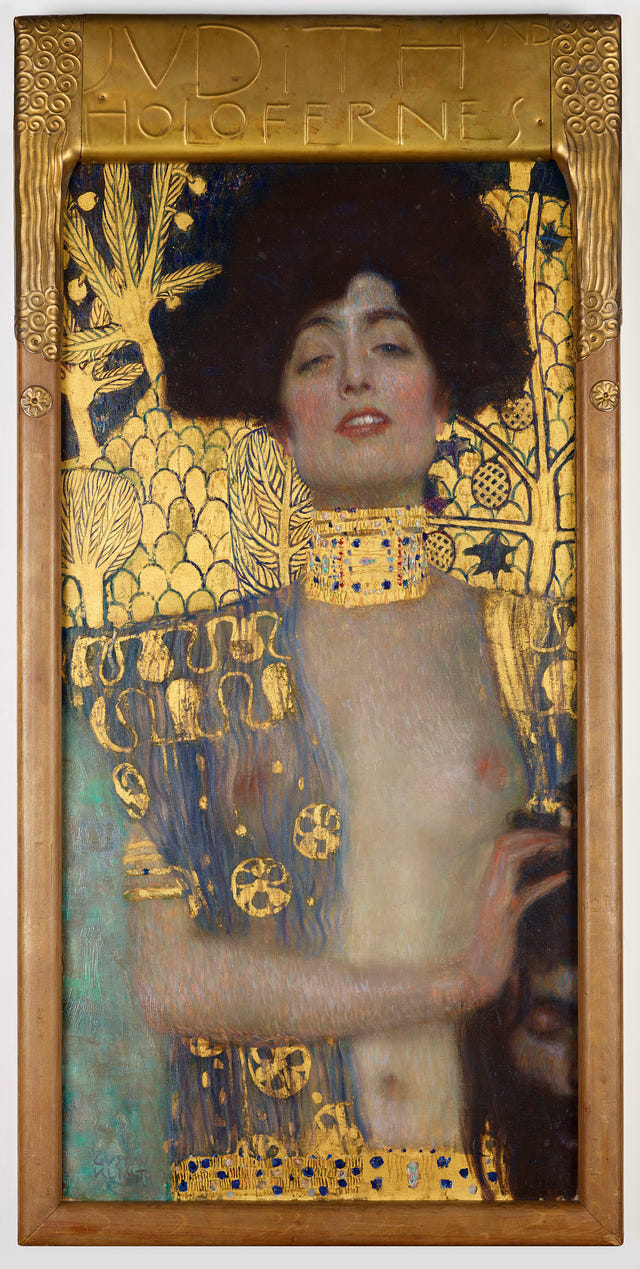 Judith I by Gustav Klimt — complete composition