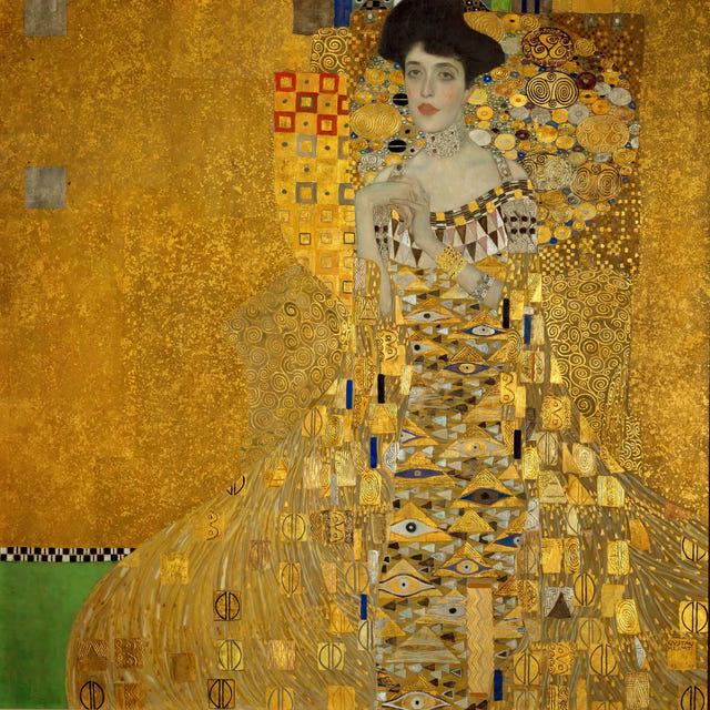 Portrait of Adele Bloch-Bauer I by Gustav Klimt — complete composition