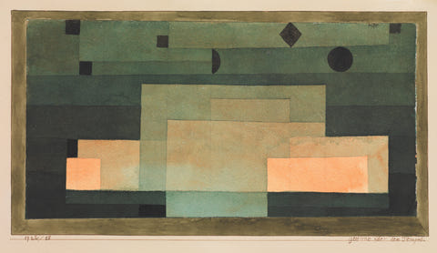 Firmament Above the Temple by Paul Klee — complete composition