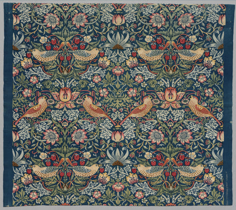 Strawberry Thief by William Morris — complete composition