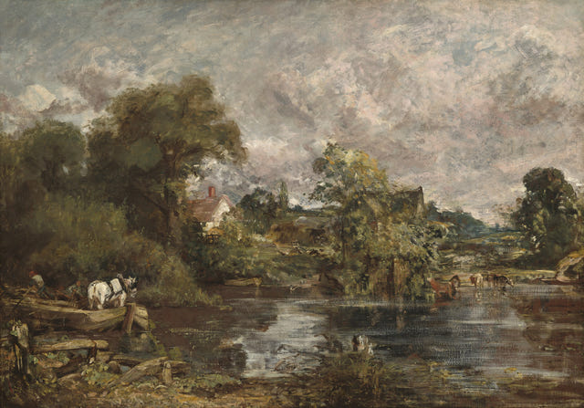 The White Horse — Full-Size Study by John Constable — complete composition