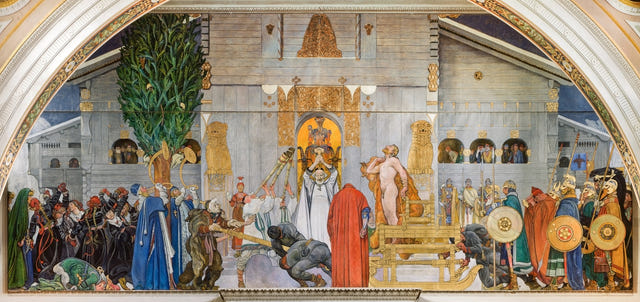 Carl Larsson — Midvinterblot Print