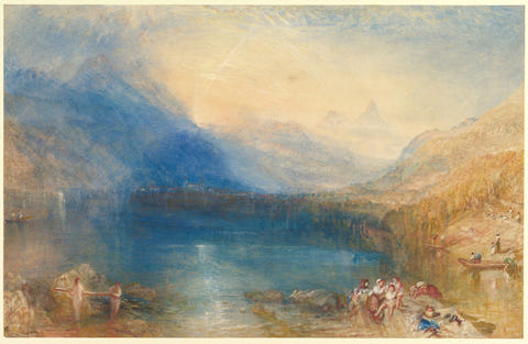 Joseph Mallord William Turner — The Lake of Zug Print