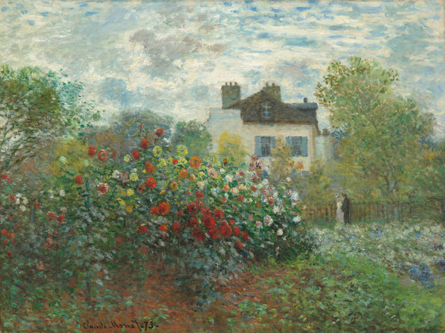 The Artist’s Garden in Argenteuil by Claude Monet