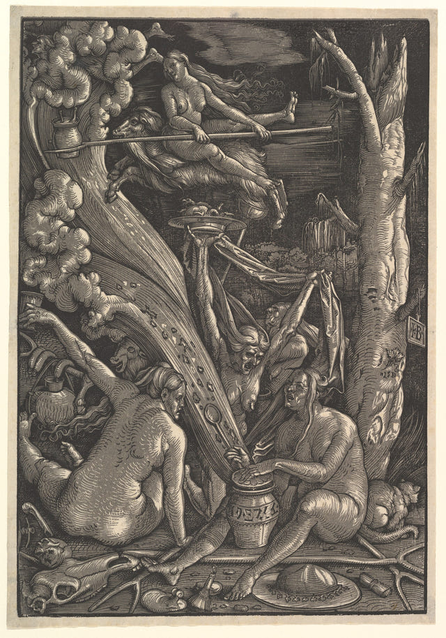 Hans Baldung — The Witches Print