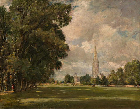 John Constable — Salisbury Cathedral from Lower Marsh Close
