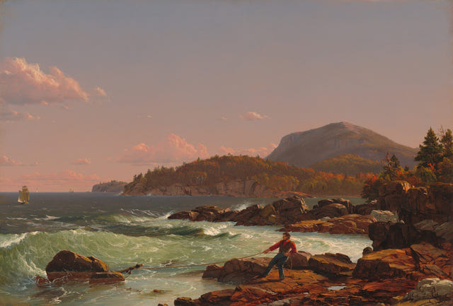 Frederic Edwin Church — Newport Mountain, Mount Desert