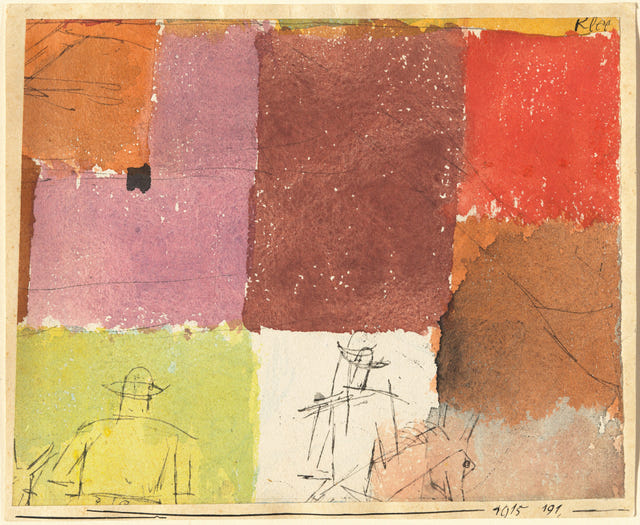 Composition with Figures by Paul Klee — complete composition