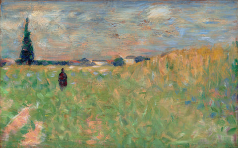 Summer Landscape by Georges Seurat — complete composition