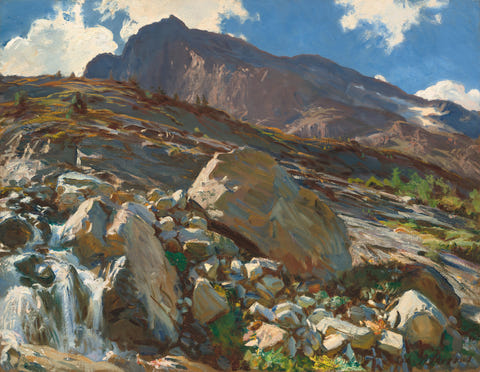 Simplon Pass by John Singer Sargent — complete composition