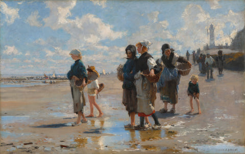 En route pour la pêche by John Singer Sargent — complete composition