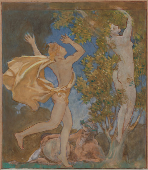 Apollo and Daphne by John Singer Sargent — complete composition