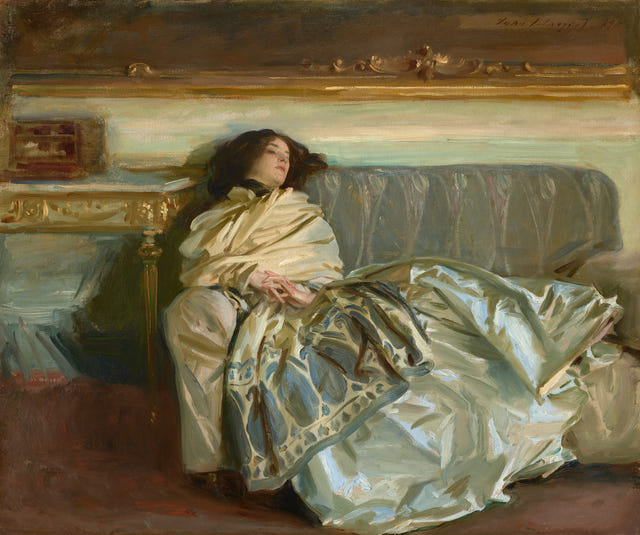 Nonchaloir (Repose) by John Singer Sargent — complete composition
