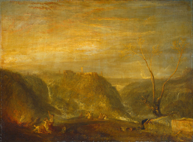 The Rape of Proserpine by Joseph Mallord William Turner — complete composition