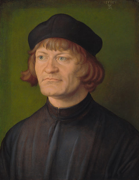Albrecht Dürer — Portrait of a Clergyman (Johann Dorsch?)