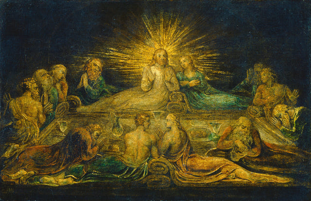 William Blake — The Last Supper