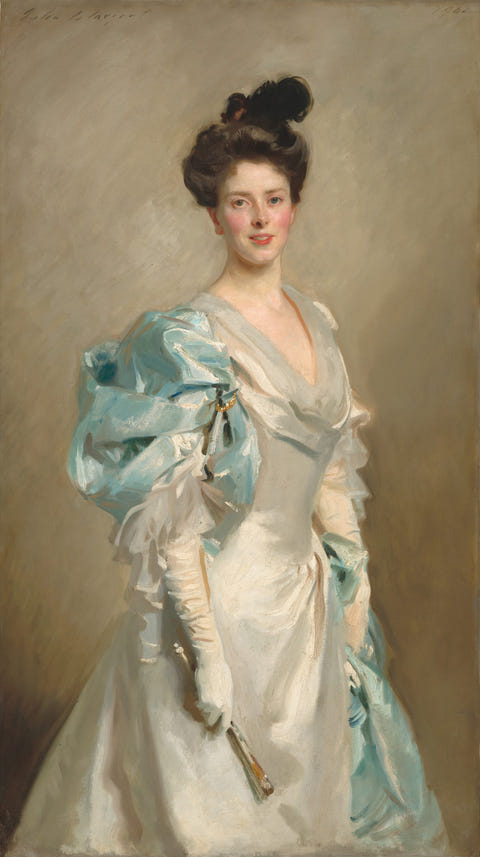 Mary Crowninshield Endicott Chamberlain by John Singer Sargent — complete composition
