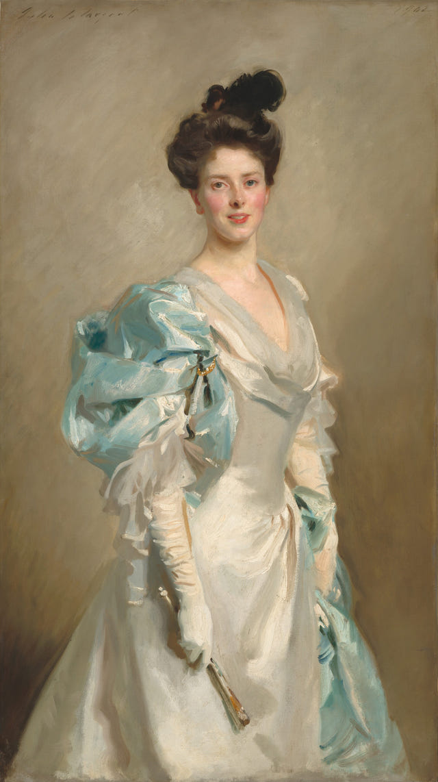 Mary Crowninshield Endicott Chamberlain by John Singer Sargent — complete composition