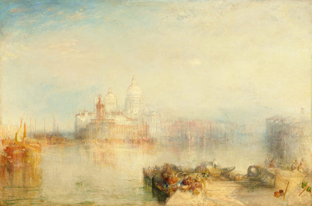 The Dogana and Santa Maria della Salute, Venice by Joseph Mallord William Turner, complete composition