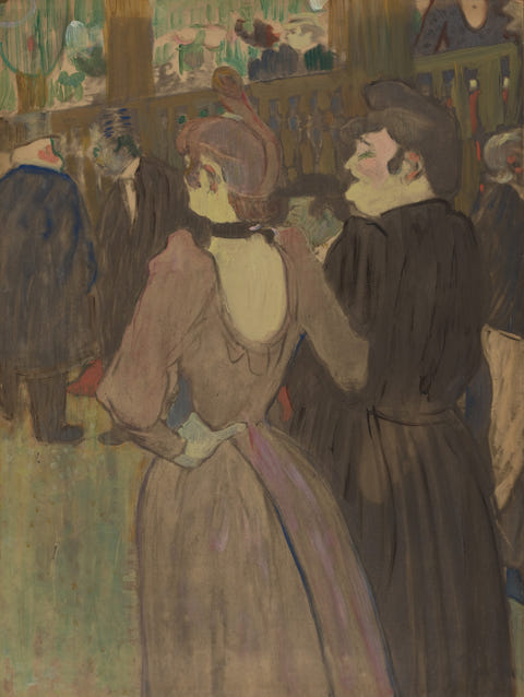 Henri de Toulouse-Lautrec — La Goulue and Her Sister