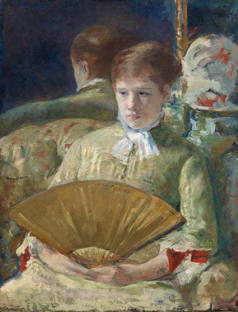Mary Cassatt — Woman with a Fan