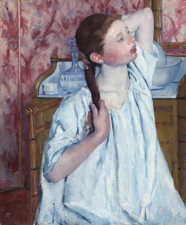 Mary Cassatt — Girl Arranging Her Hair