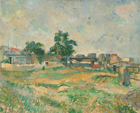 Paul Cézanne — Landscape near Paris