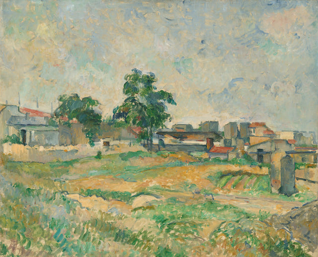 Paul Cézanne — Landscape near Paris