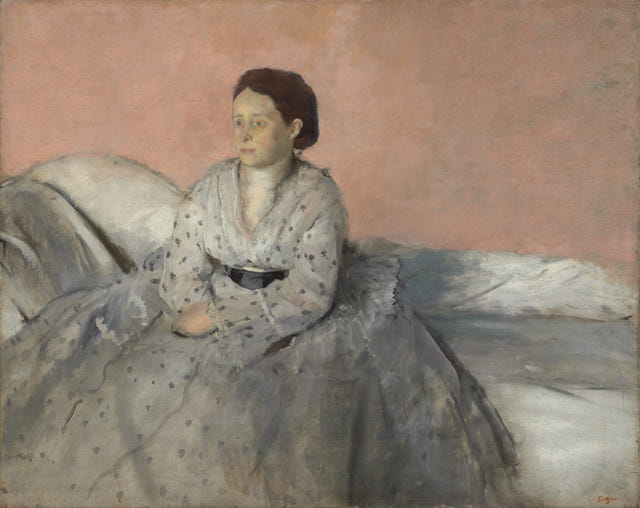 Madame René de Gas by Edgar Degas — complete composition