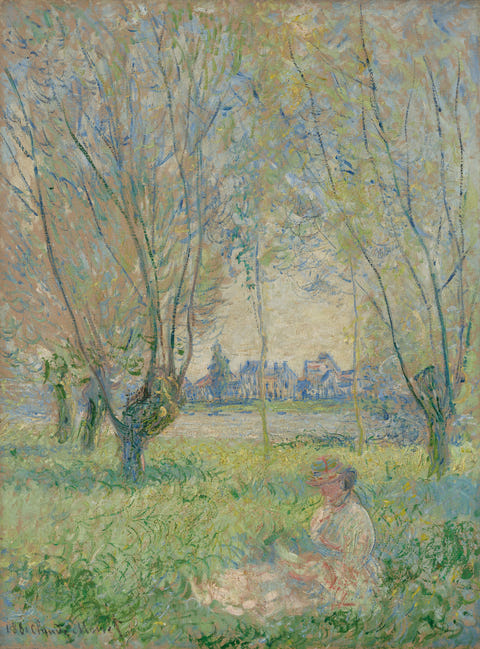 Claude Monet — Woman Seated under the Willows