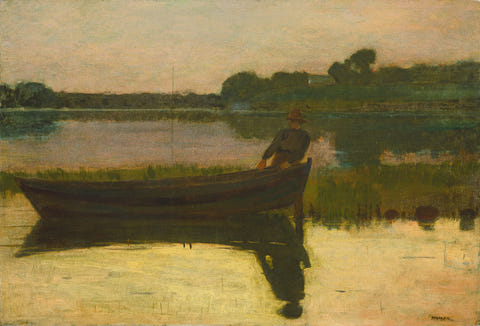 Sunset by Winslow Homer, complete composition