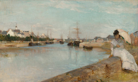 Berthe Morisot — The Harbor at Lorient
