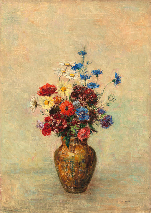 Odilon Redon — Flowers in a Vase