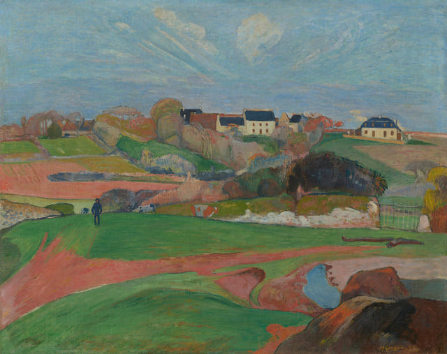 Paul Gauguin — Landscape at Le Pouldu