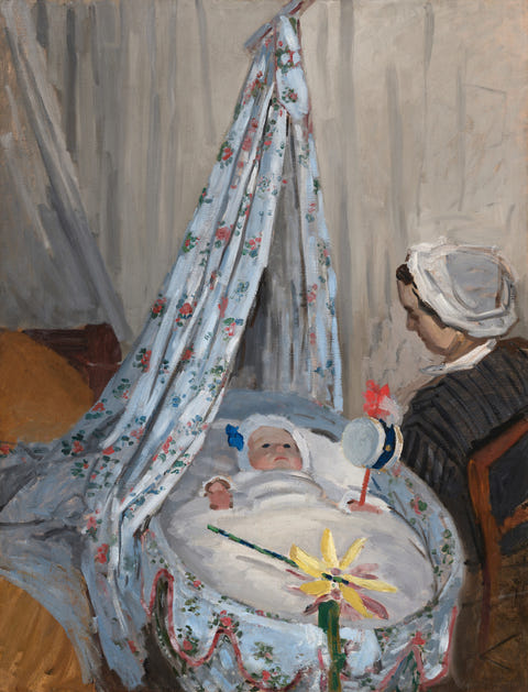 Claude Monet — The Cradle - Camille with the Artist's Son Jean