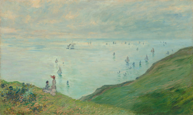 Claude Monet — Cliffs at Pourville