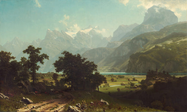 Albert Bierstadt — Lake Lucerne